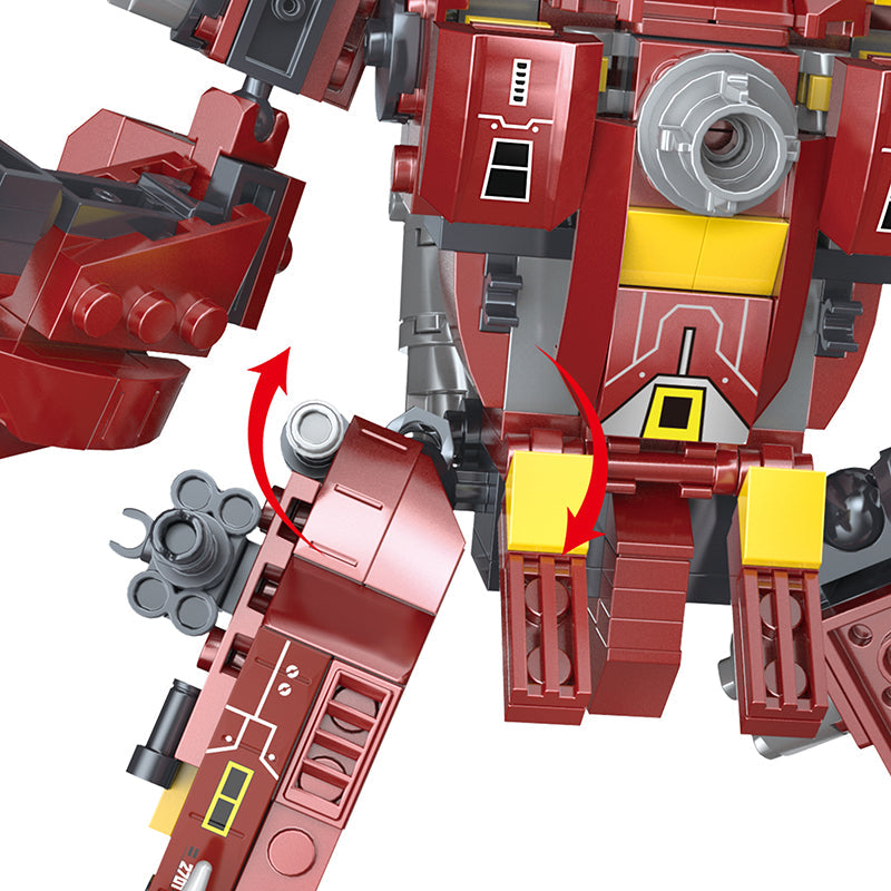 COGO 585PCS Mecha Dinosaur Transformation Building Block Toy