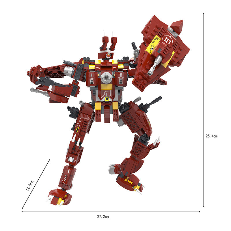 COGO 585PCS Mecha Dinosaur Transformation Building Block Toy