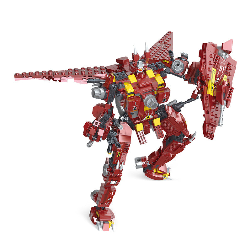 COGO 585PCS Mecha Dinosaur Transformation Building Block Toy