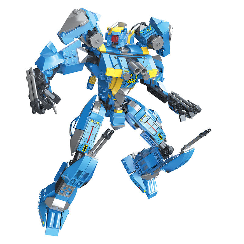 COGO 595PCS Mecha Dinosaur Transformation Building Block Toy