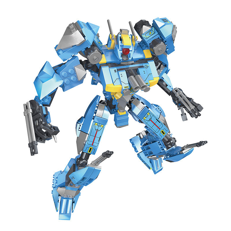 COGO 595PCS Mecha Dinosaur Transformation Building Block Toy