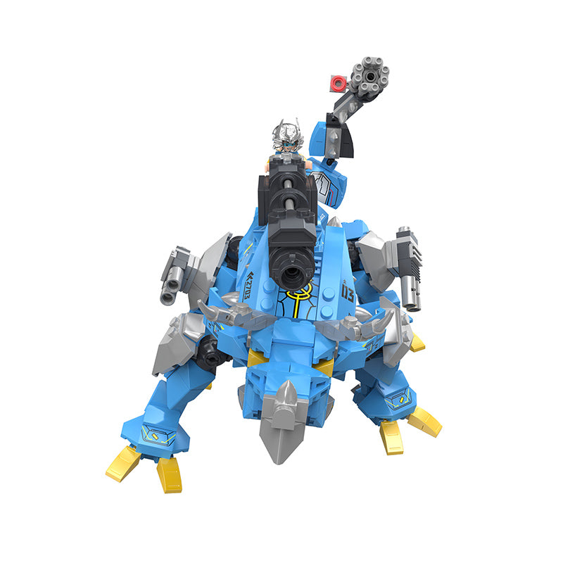 COGO 595PCS Mecha Dinosaur Transformation Building Block Toy