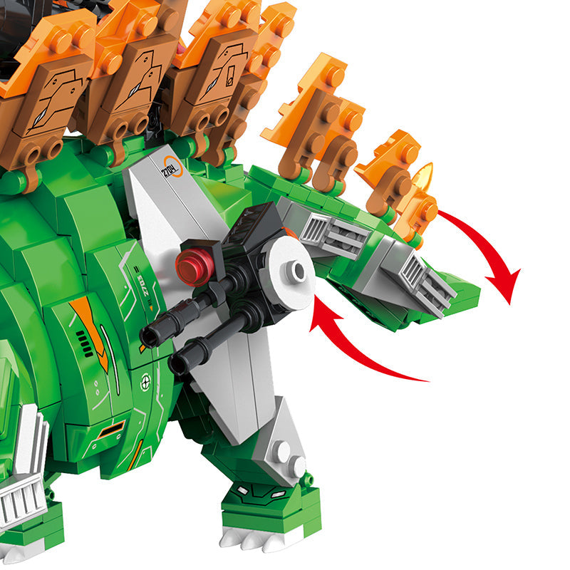 COGO 587PCS Mecha Dinosaur Transformation Building Block Toy