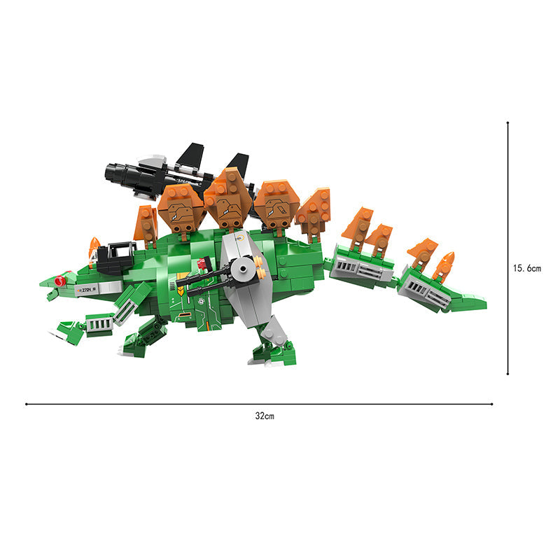 COGO 587PCS Mecha Dinosaur Transformation Building Block Toy