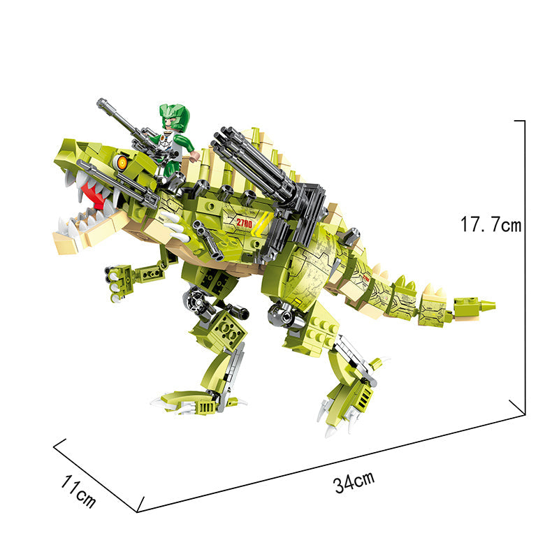 COGO 603PCS Mechanical Dinosaur Building Block Toys