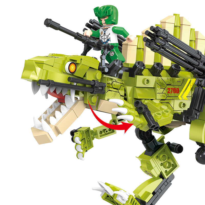 COGO 603PCS Mechanical Dinosaur Building Block Toys