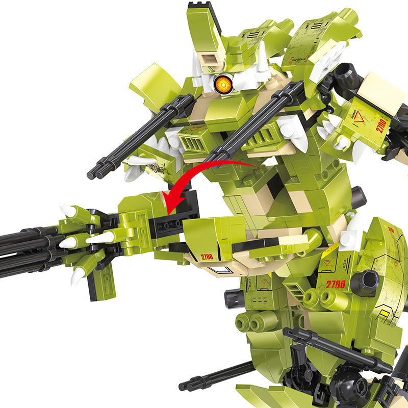 COGO 603PCS Mechanical Dinosaur Building Block Toys