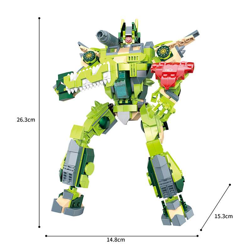 COGO 606PCS Mechanical Dinosaur Series Building Blocks Toys