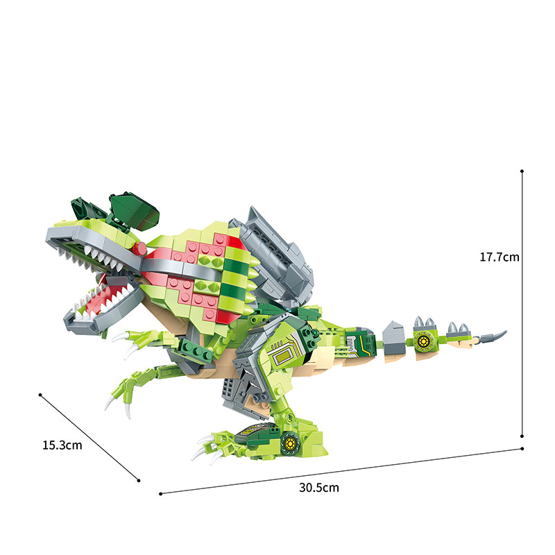 COGO 606PCS Mechanical Dinosaur Series Building Blocks Toys