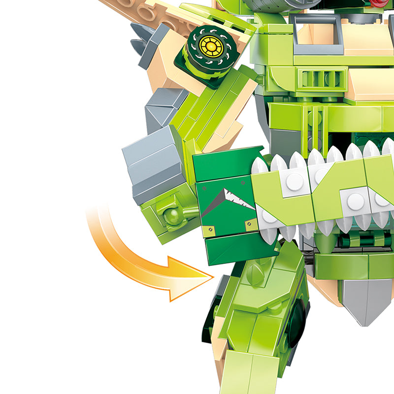 COGO 606PCS Mechanical Dinosaur Series Building Blocks Toys