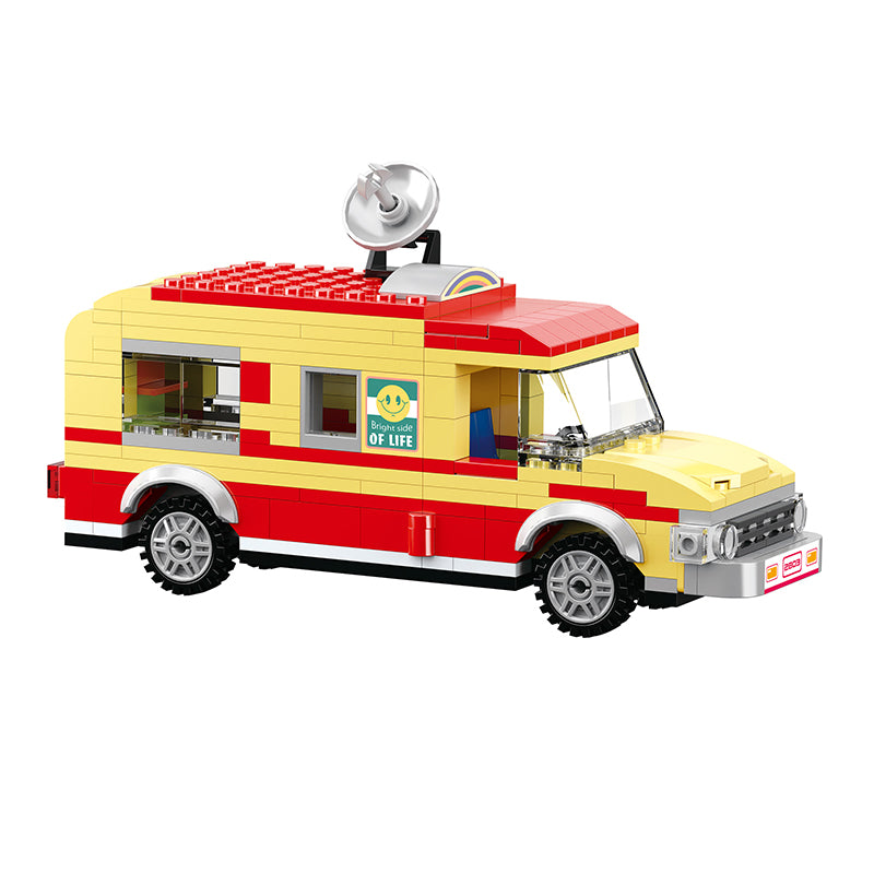 COGO 827PCS Holiday Camper Van Tour Building Blocks Toys