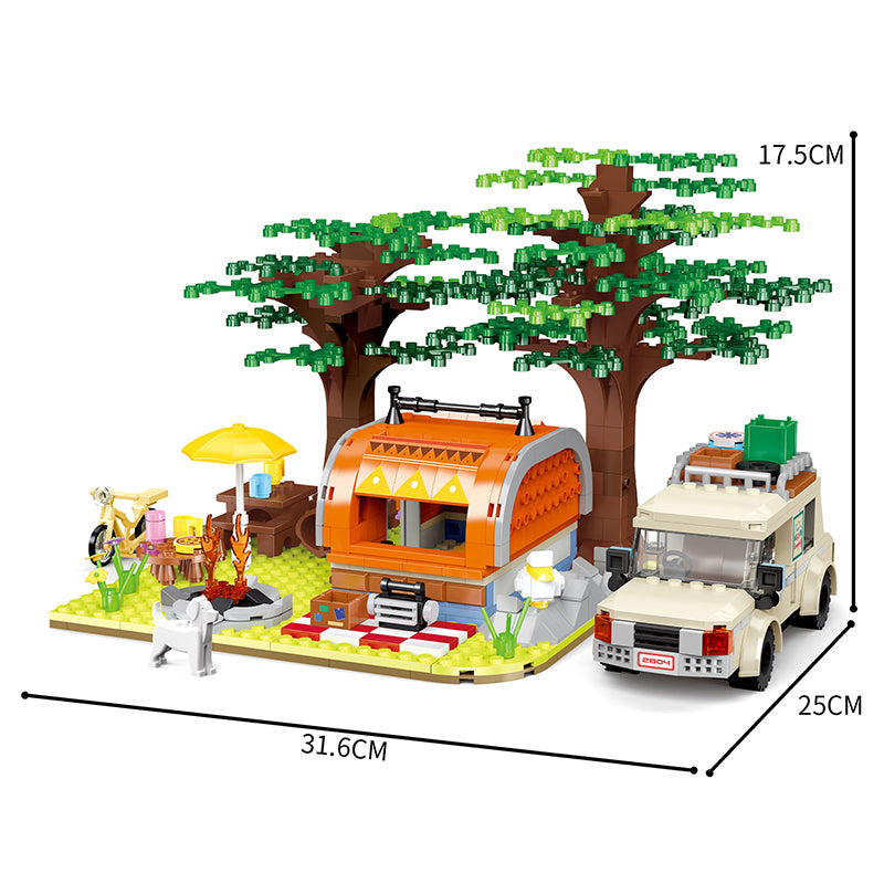 COGO 770PCS Outdoor camping Building Blocks Toys