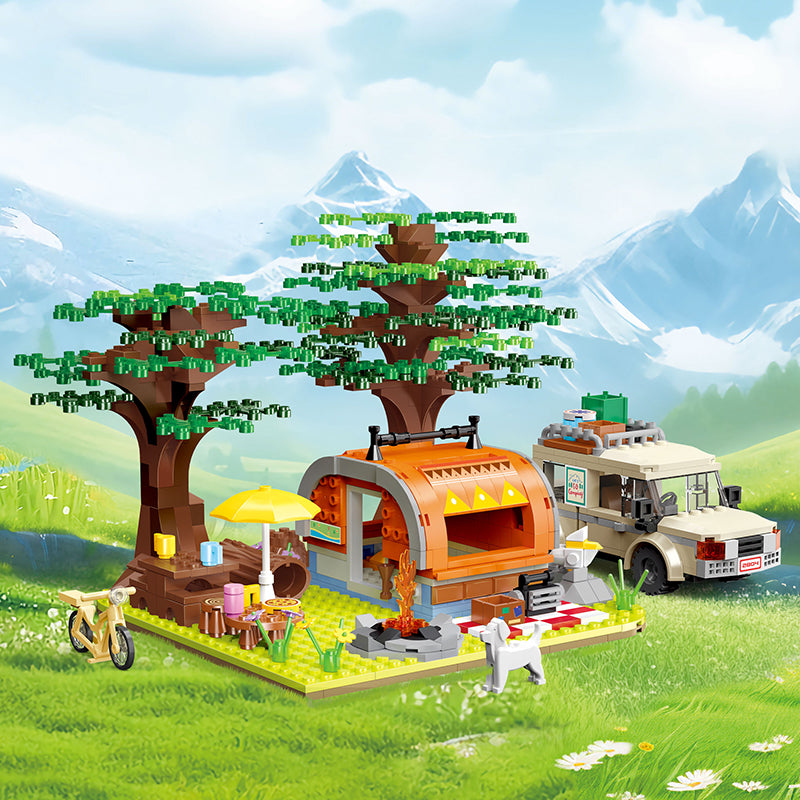 COGO 770PCS Outdoor camping Building Blocks Toys