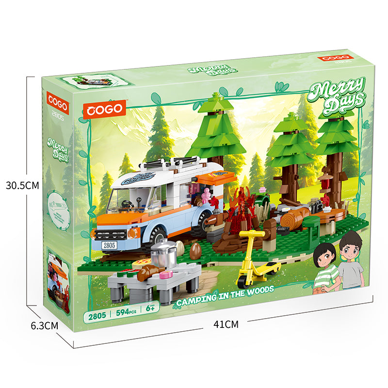 COGO 594PCS camping Building Blocks Toys