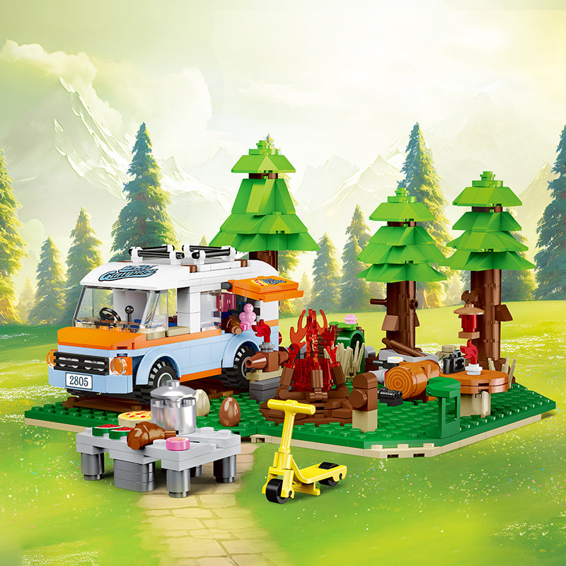 COGO 594PCS camping Building Blocks Toys