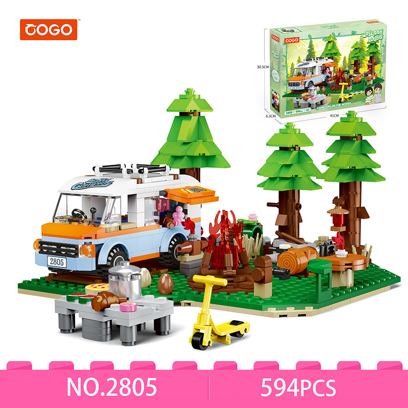 COGO 594PCS camping Building Blocks Toys