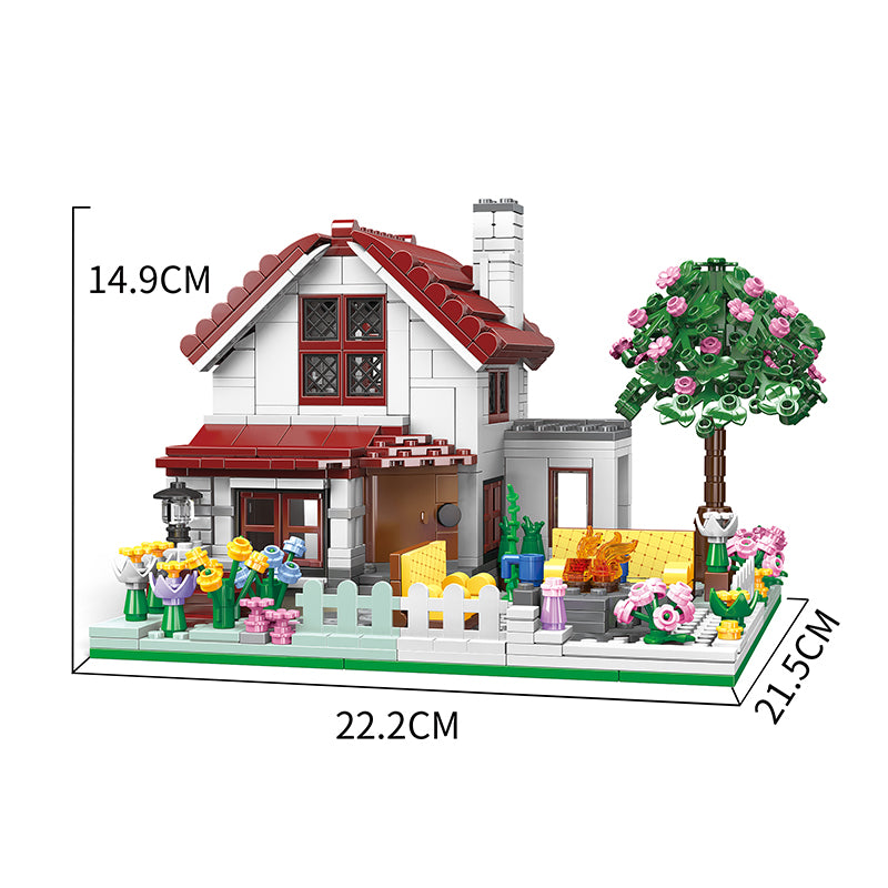 COGO 768PCS Modern house Building Blocks Toys