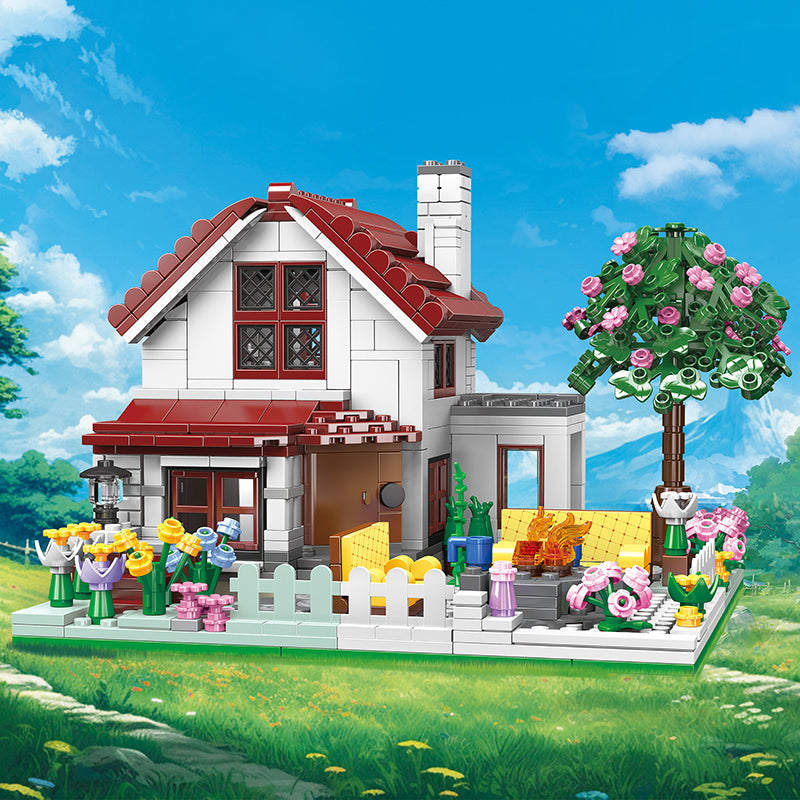 COGO 768PCS Modern house Building Blocks Toys