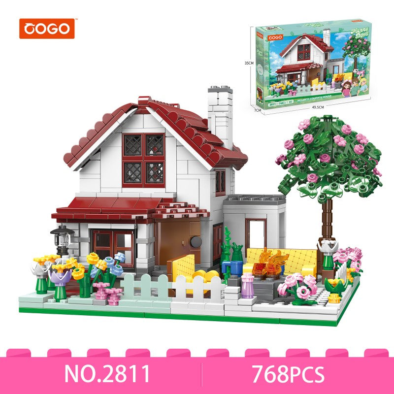 COGO 768PCS Modern house Building Blocks Toys