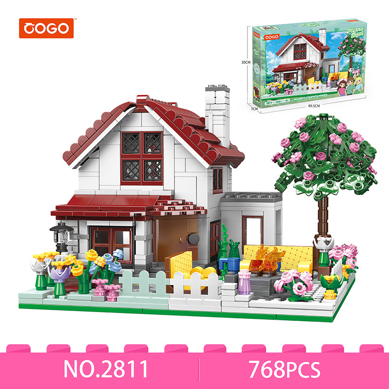 COGO 768PCS Modern house Building Blocks Toys