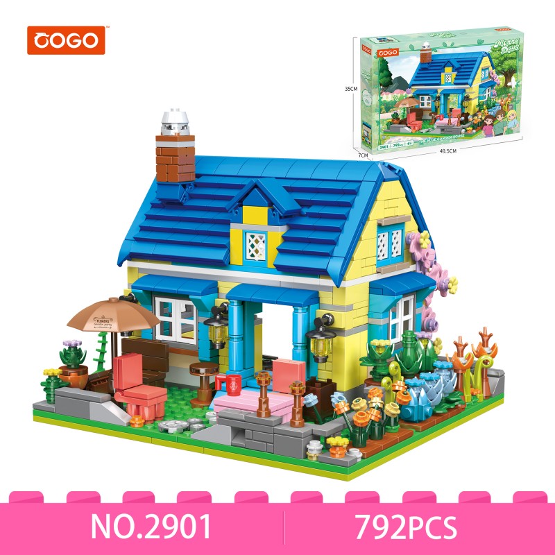 COGO 792PCS Garden House Block Building Blocks Toys