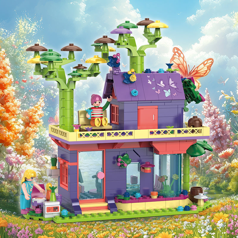 森林奇幻小屋小颗粒积木/485PCS