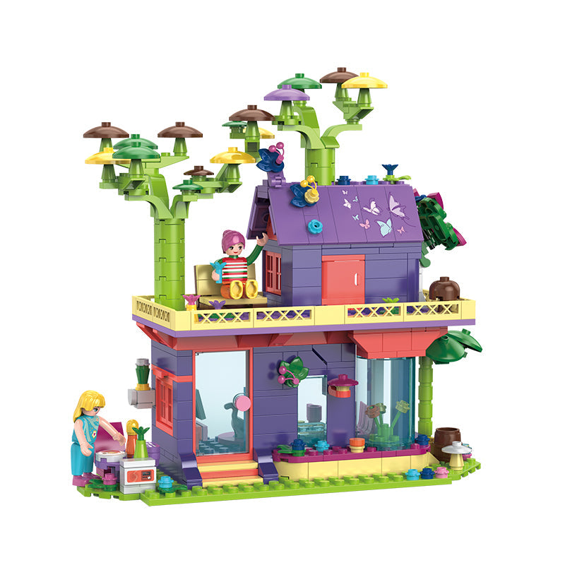 森林奇幻小屋小颗粒积木/485PCS