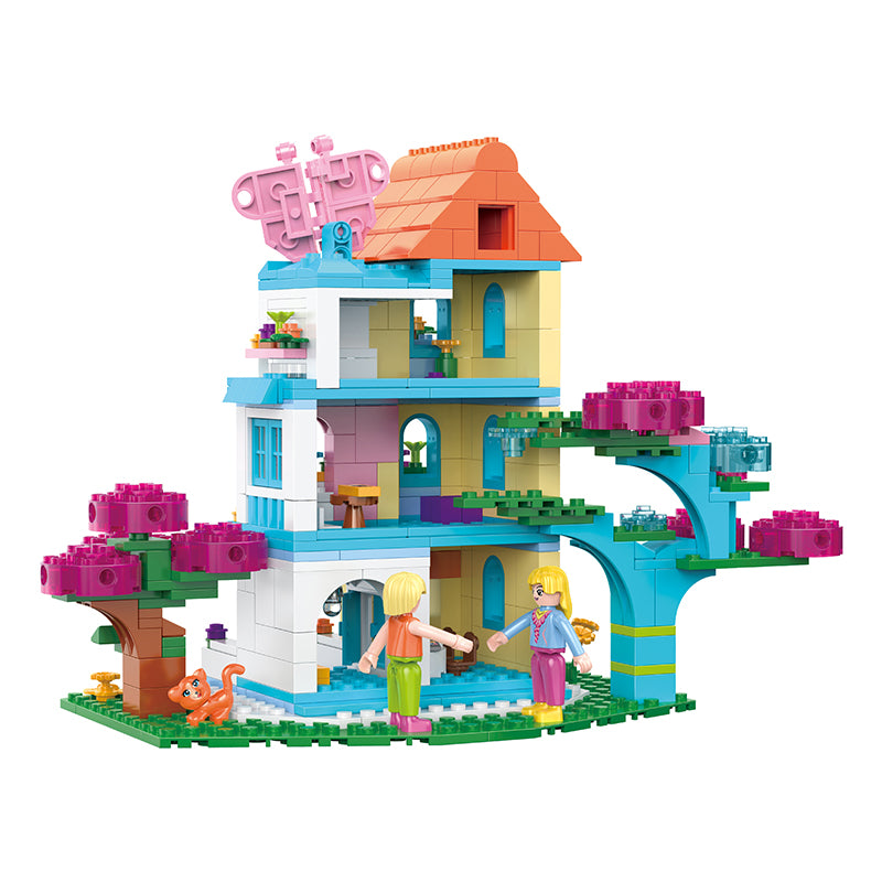 COGO 436PCS Fairytale Dream Fantasy Cottage Building Blocks Toys