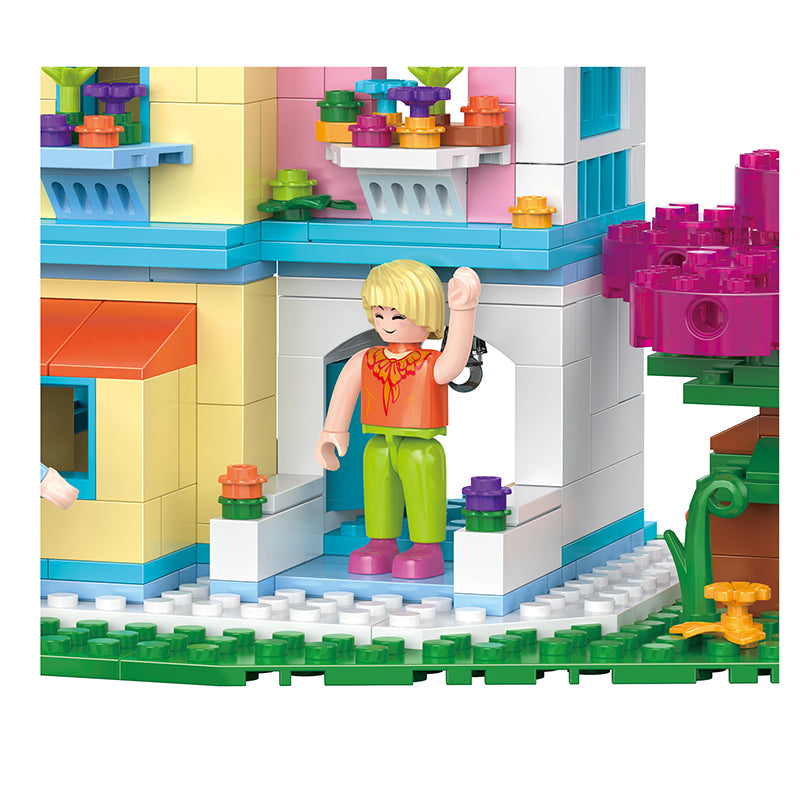 COGO 436PCS Fairytale Dream Fantasy Cottage Building Blocks Toys