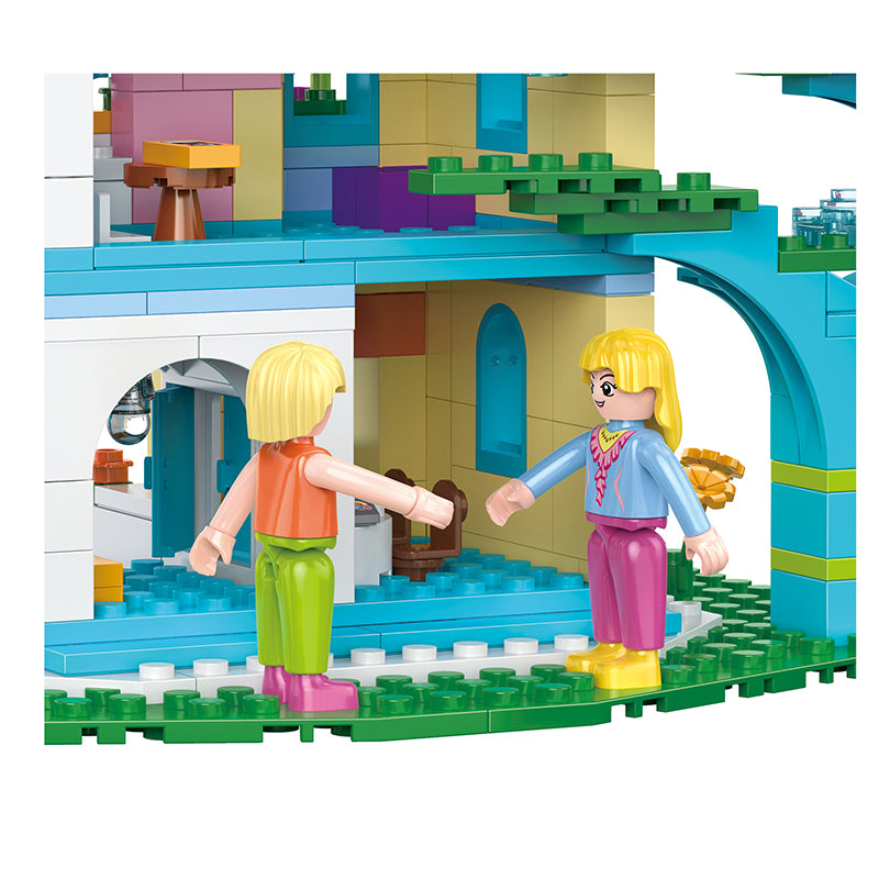 COGO 436PCS Fairytale Dream Fantasy Cottage Building Blocks Toys