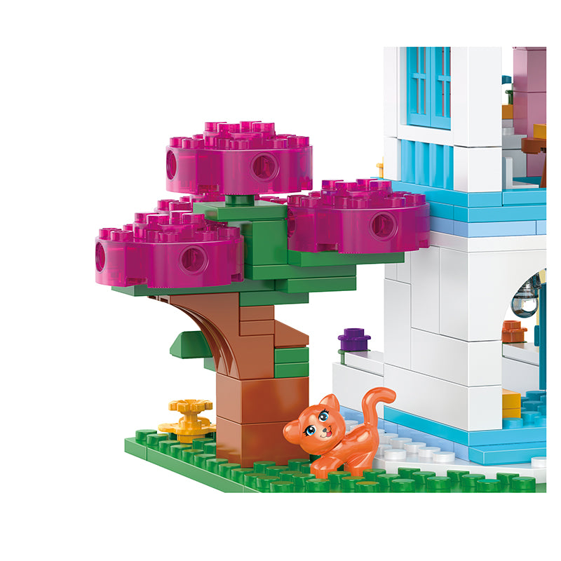 COGO 436PCS Fairytale Dream Fantasy Cottage Building Blocks Toys