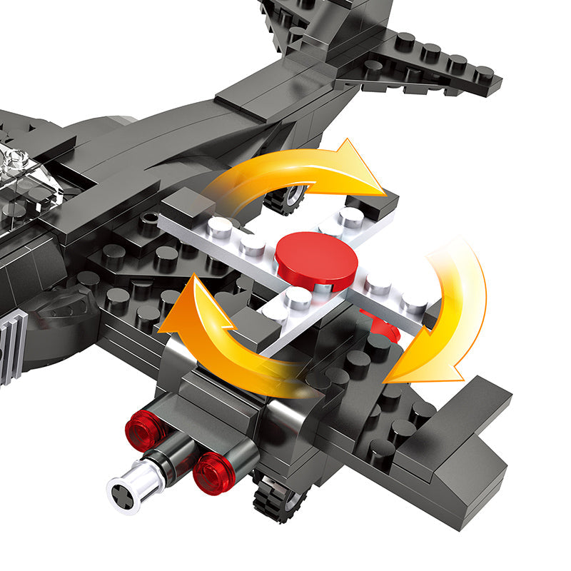 COGO 231PCS Creative One-Change Three-In-One Series Building Block Toys