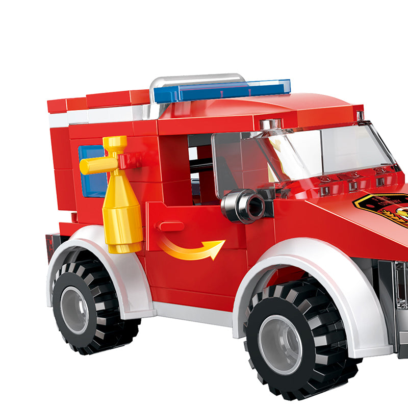 COGO 86-111PCS Eight Fire Building Block Toys