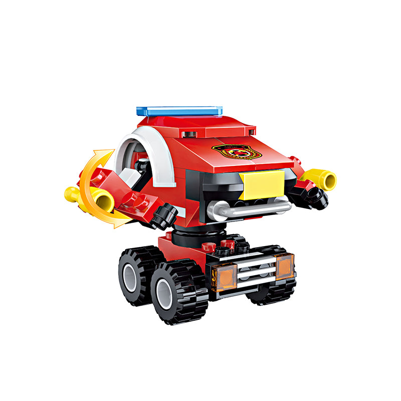 COGO 86-111PCS Eight Fire Building Block Toys