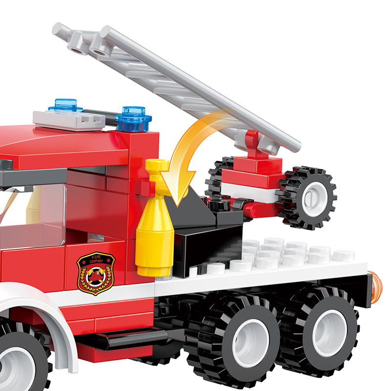 COGO 86-111PCS Eight Fire Building Block Toys