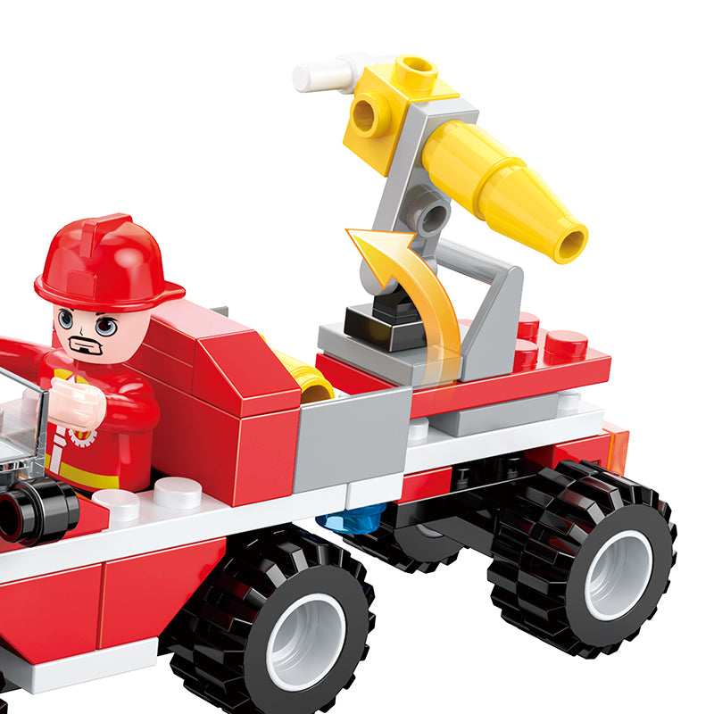 COGO 86-111PCS Eight Fire Building Block Toys