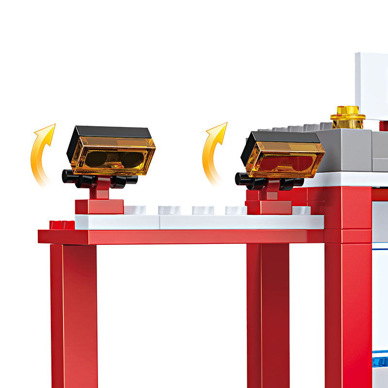 COGO 86-111PCS Eight Fire Building Block Toys