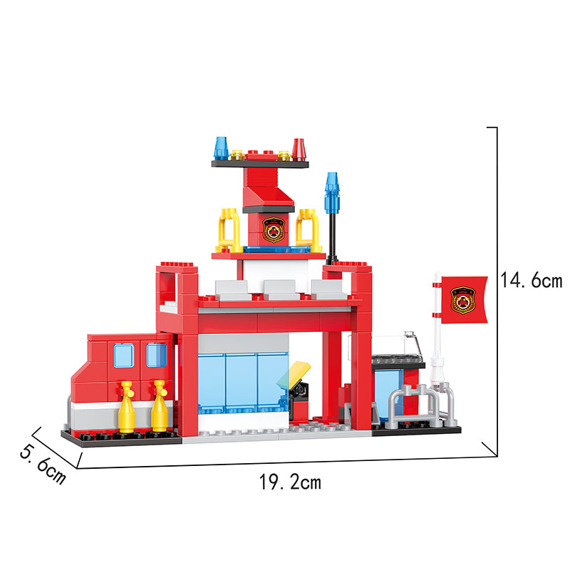COGO 86-111PCS Eight Fire Building Block Toys