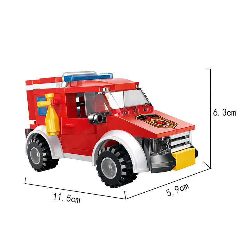 COGO 86-111PCS Eight Fire Building Block Toys