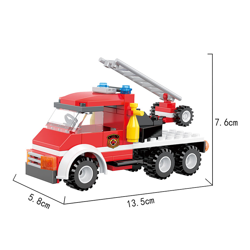 COGO 86-111PCS Eight Fire Building Block Toys