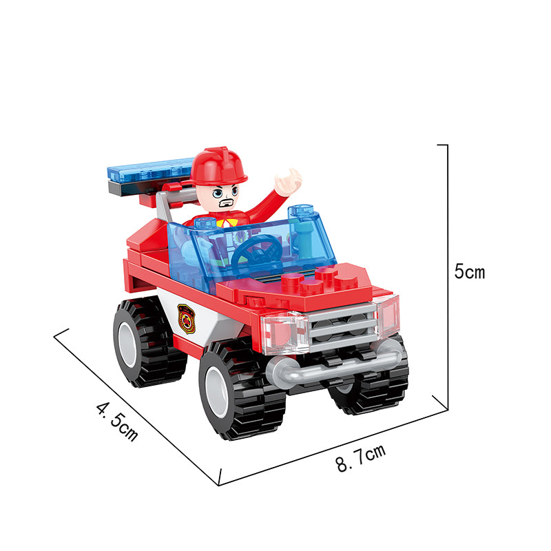 COGO 86-111PCS Eight Fire Building Block Toys