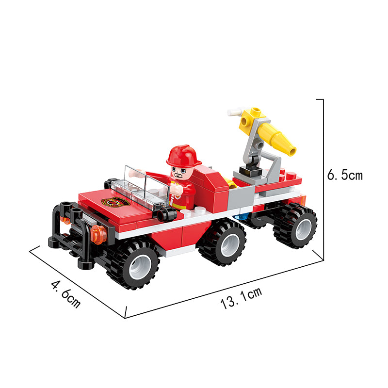COGO 86-111PCS Eight Fire Building Block Toys