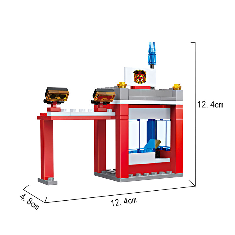 COGO 86-111PCS Eight Fire Building Block Toys