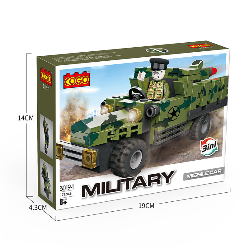 COGO 8-In-1 Military Building Block Toy