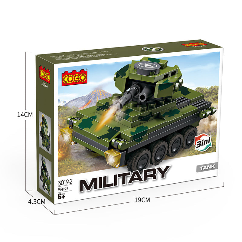 COGO 8-In-1 Military Building Block Toy