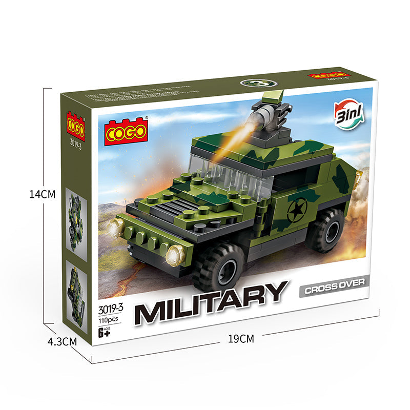COGO 8-In-1 Military Building Block Toy