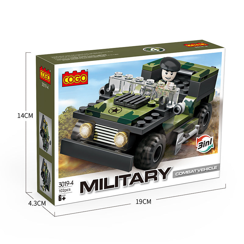 COGO 8-In-1 Military Building Block Toy