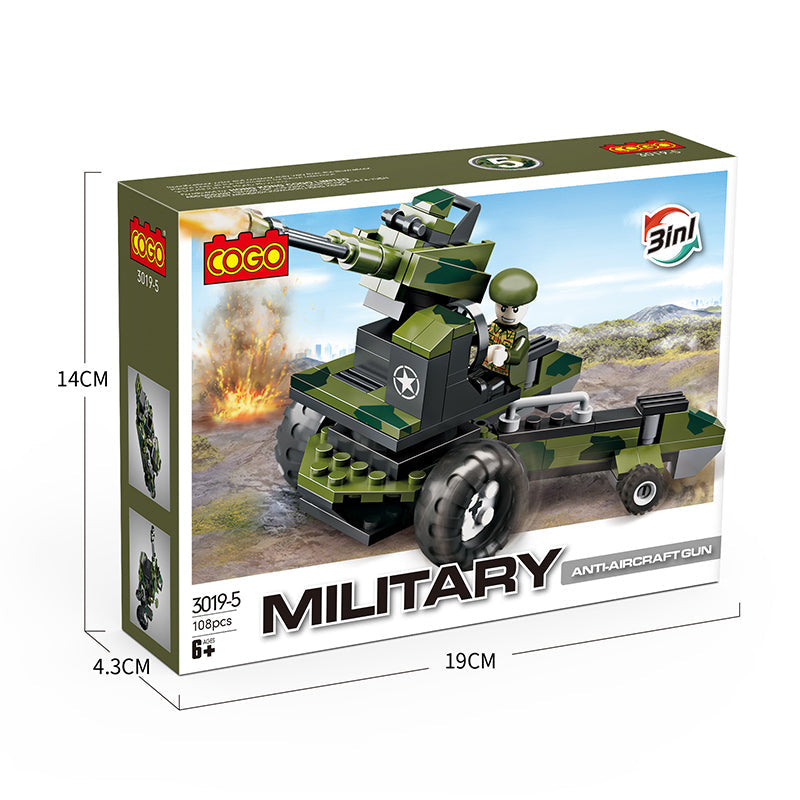COGO 8-In-1 Military Building Block Toy