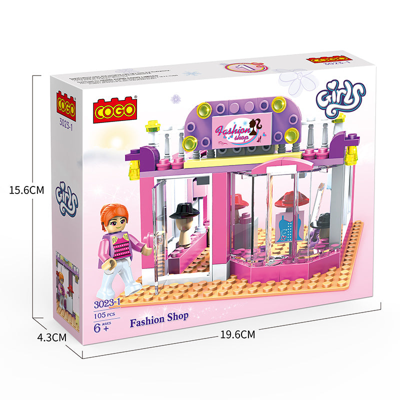 COGO Eight Building Block Toys For Girls