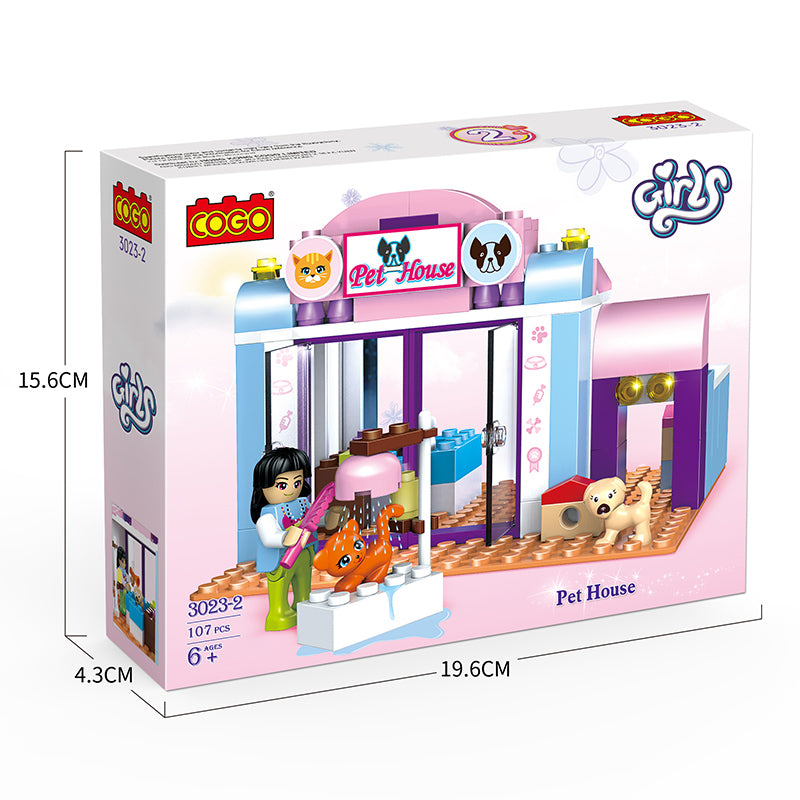 COGO Eight Building Block Toys For Girls